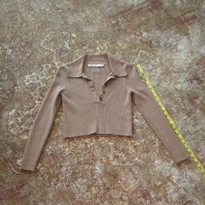 One Grey Day Revolve Women’s Crop Sweater XS